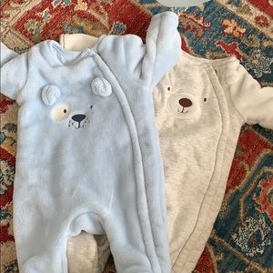 Baby Boy Warm Onesies 0-3 Months